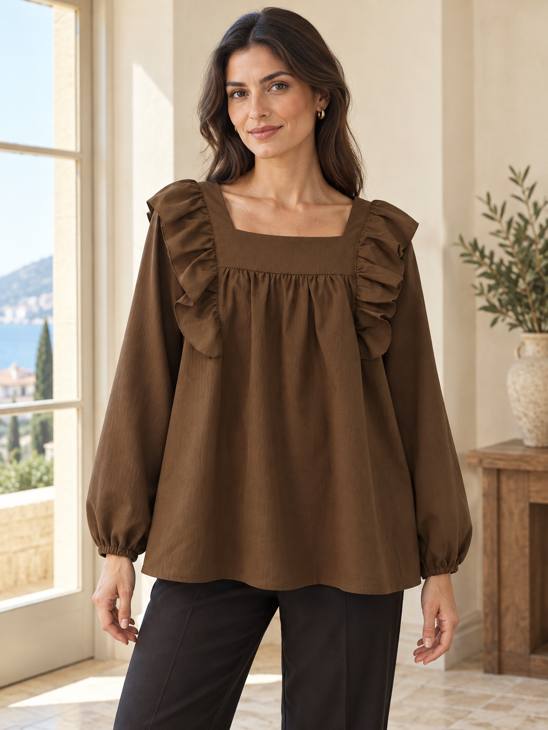 Siena Blouse Life Amalfi® – Elegant Detail & Flexible Fit