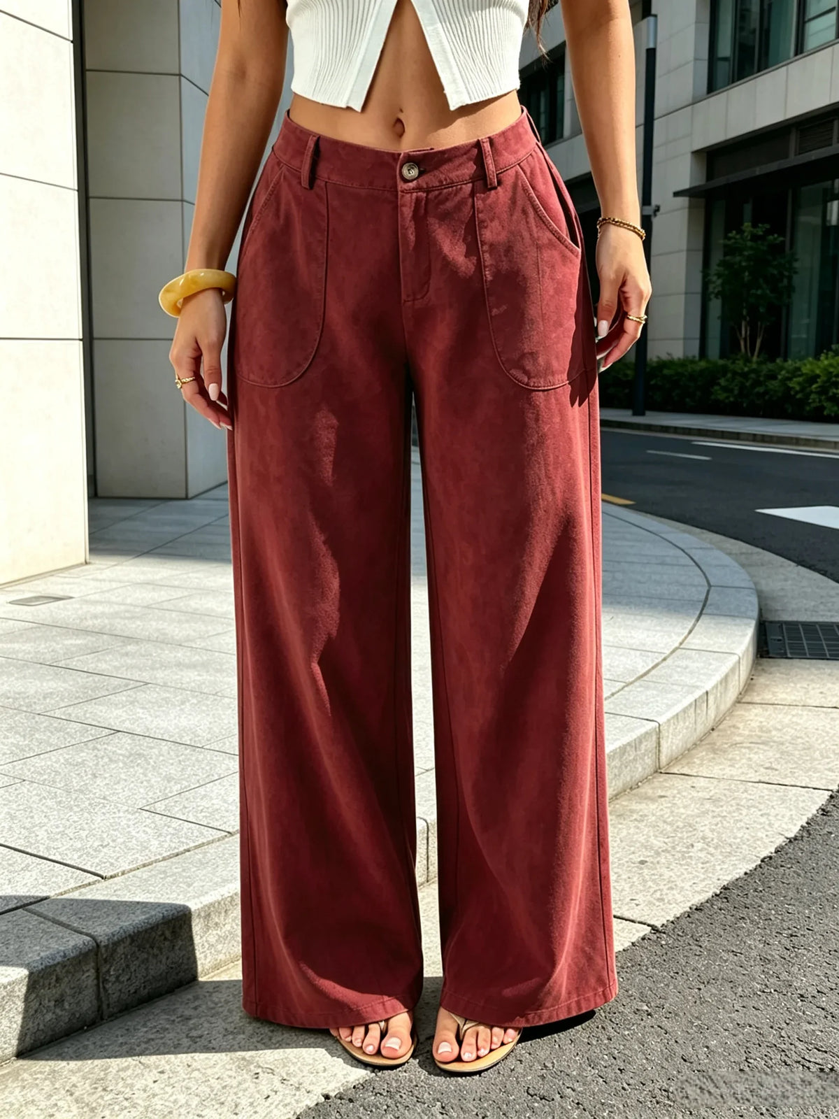 Parma Faux Suede Trousers Life Amalfi® – Relaxed Fit & Easy Style