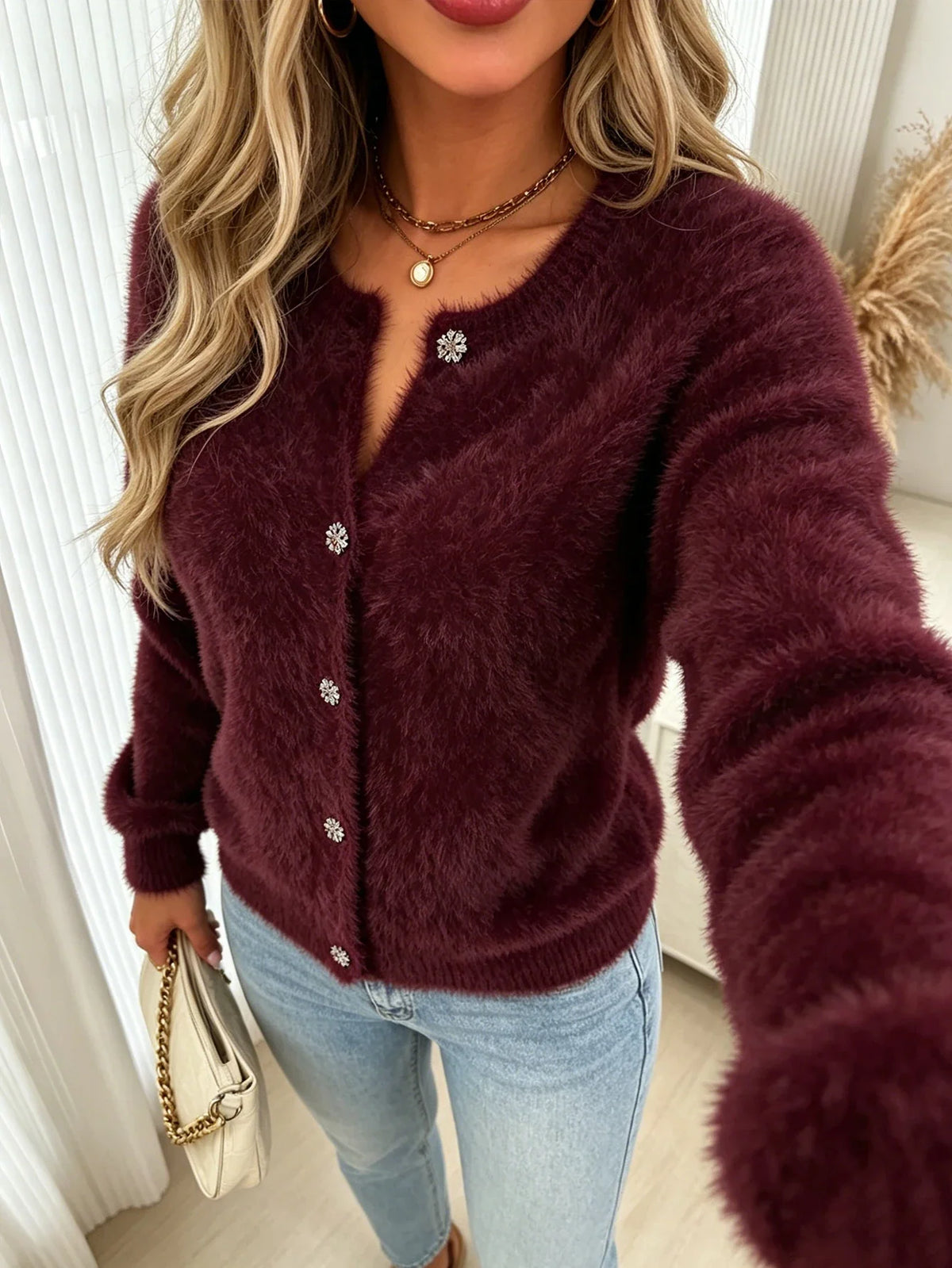 Jacquard Cardigan Life Amalfi® – Cosy Layering & Vintage Elegance