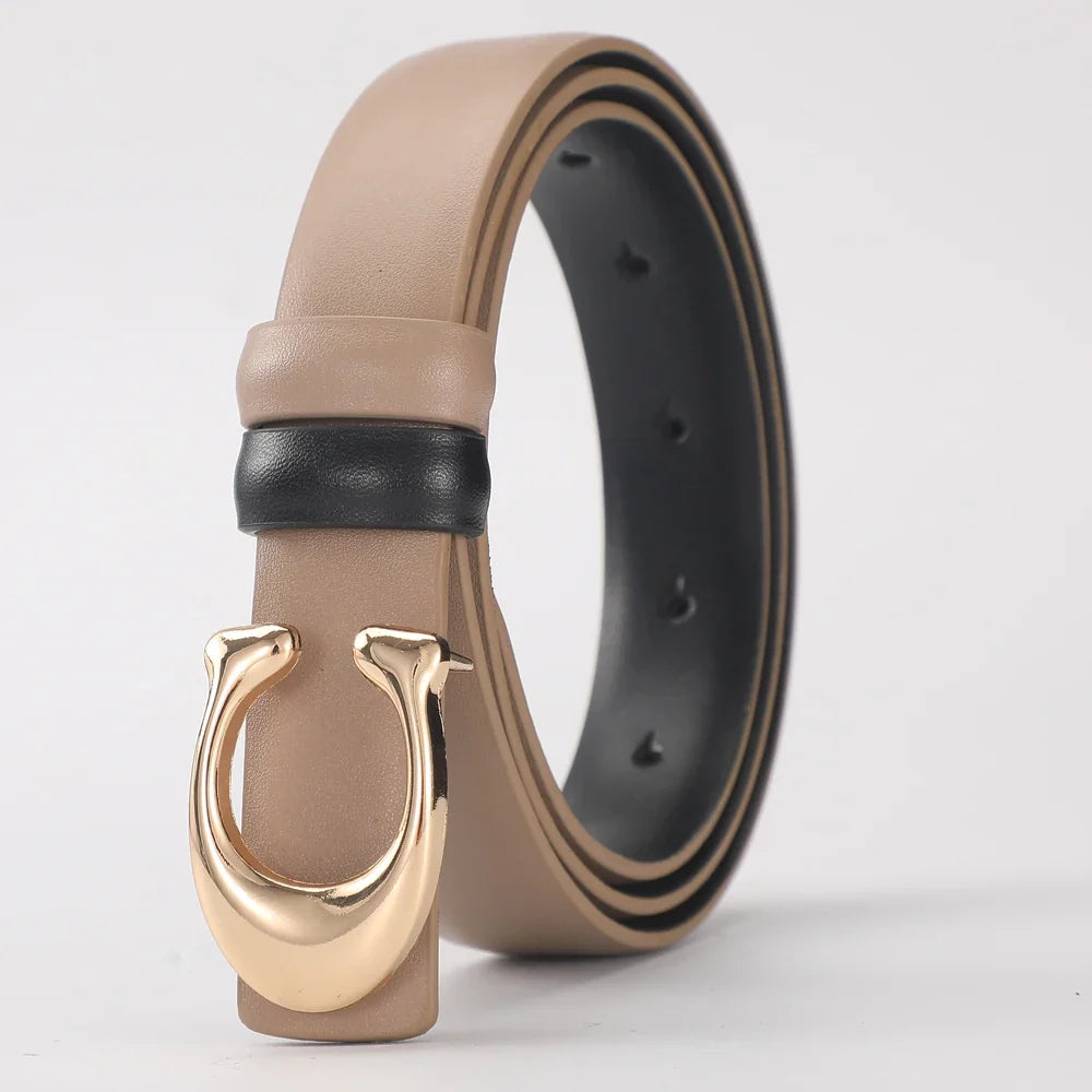 Milano Sculpted C-Buckle Belt