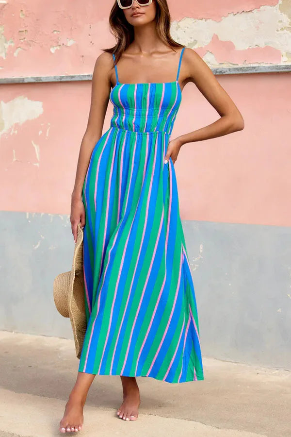 Striped Midi Dress Life Amalfi® – Easy Fit & Holiday Style