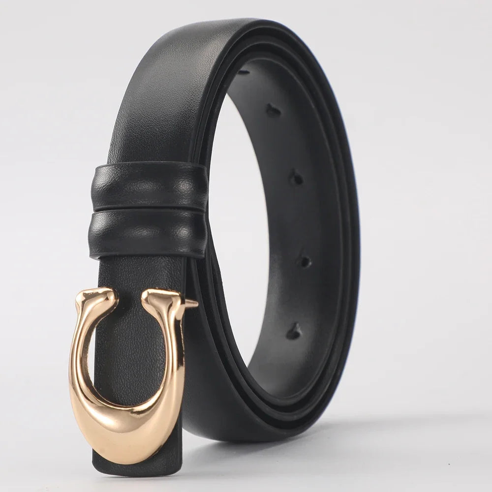 Milano Sculpted C-Buckle Belt