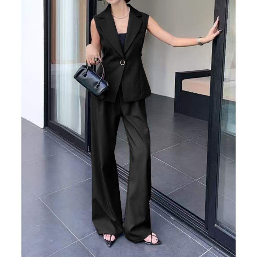 Portofino Waistcoat & Wide-Leg Trouser Set in Off-White | Life Amalfi
