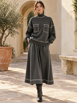 Trento Midi Skirt Set Life Amalfi® – Relaxed Fit & Statement Detail