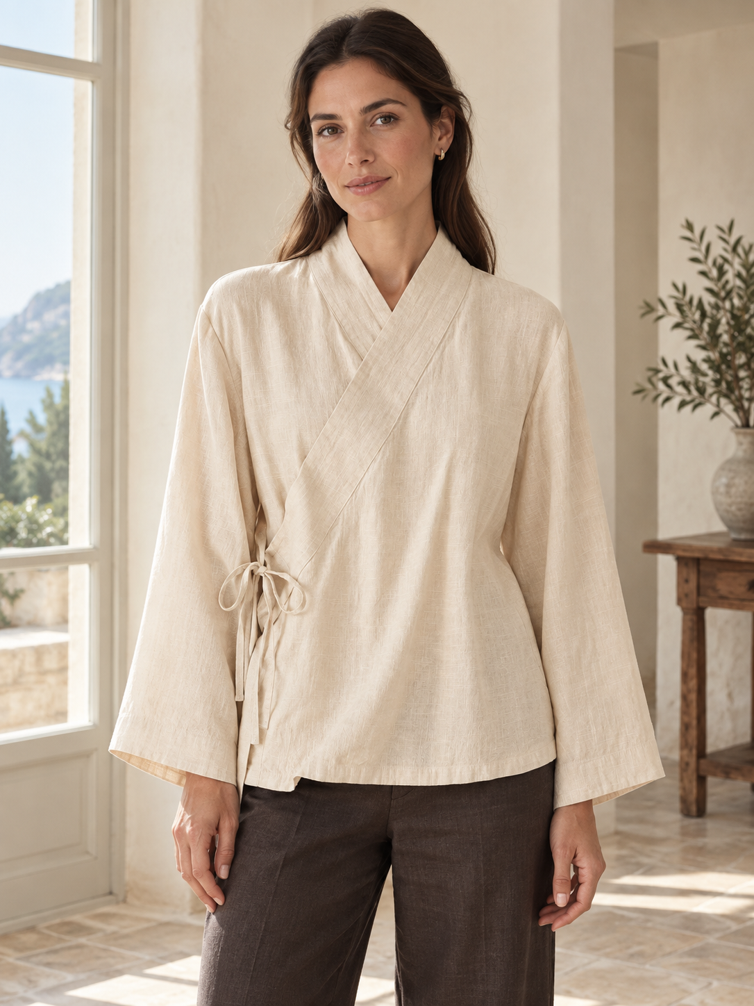Prato Wrap Blouse Life Amalfi® – Adjustable Shape & Relaxed Style