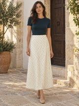 Pienza Satin Skirt Life Amalfi® – Elegant Shape & Versatile Style