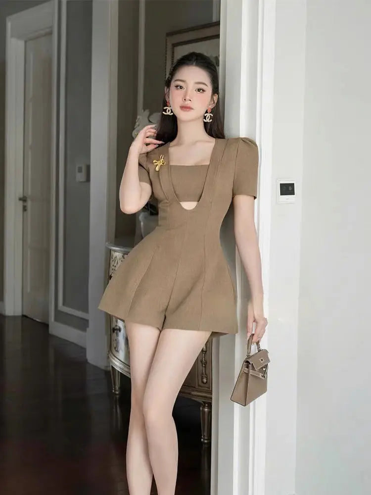 Brown Ruched Dress Life Amalfi® – Defined Shape & Easy Movement