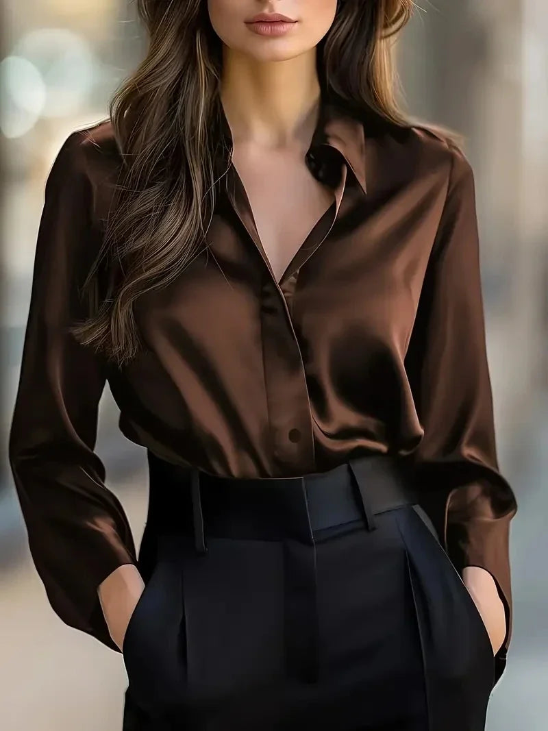 Milano Satin Blouse Life Amalfi® – Elegant Finish & Easy Styling