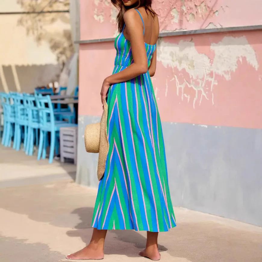Striped Midi Dress Life Amalfi® – Easy Fit & Holiday Style