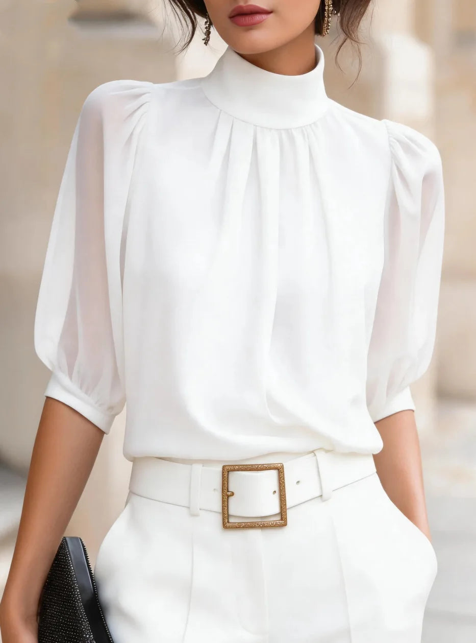 Lucca Pleated Blouse Life Amalfi® – Elegant Detail & Easy Styling